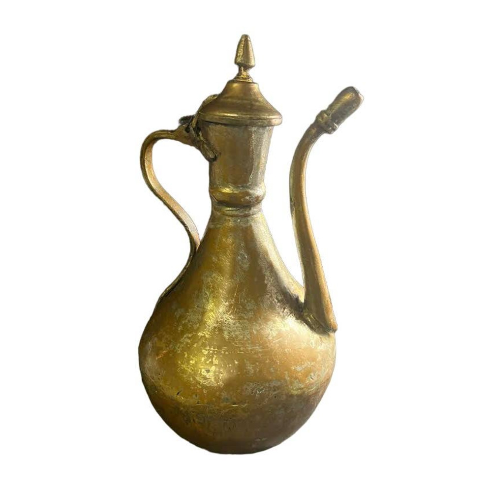 Hammered Antique Brass/ Copper Alloy Turkish Water Jug